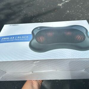 Black shiatsu massage pillow